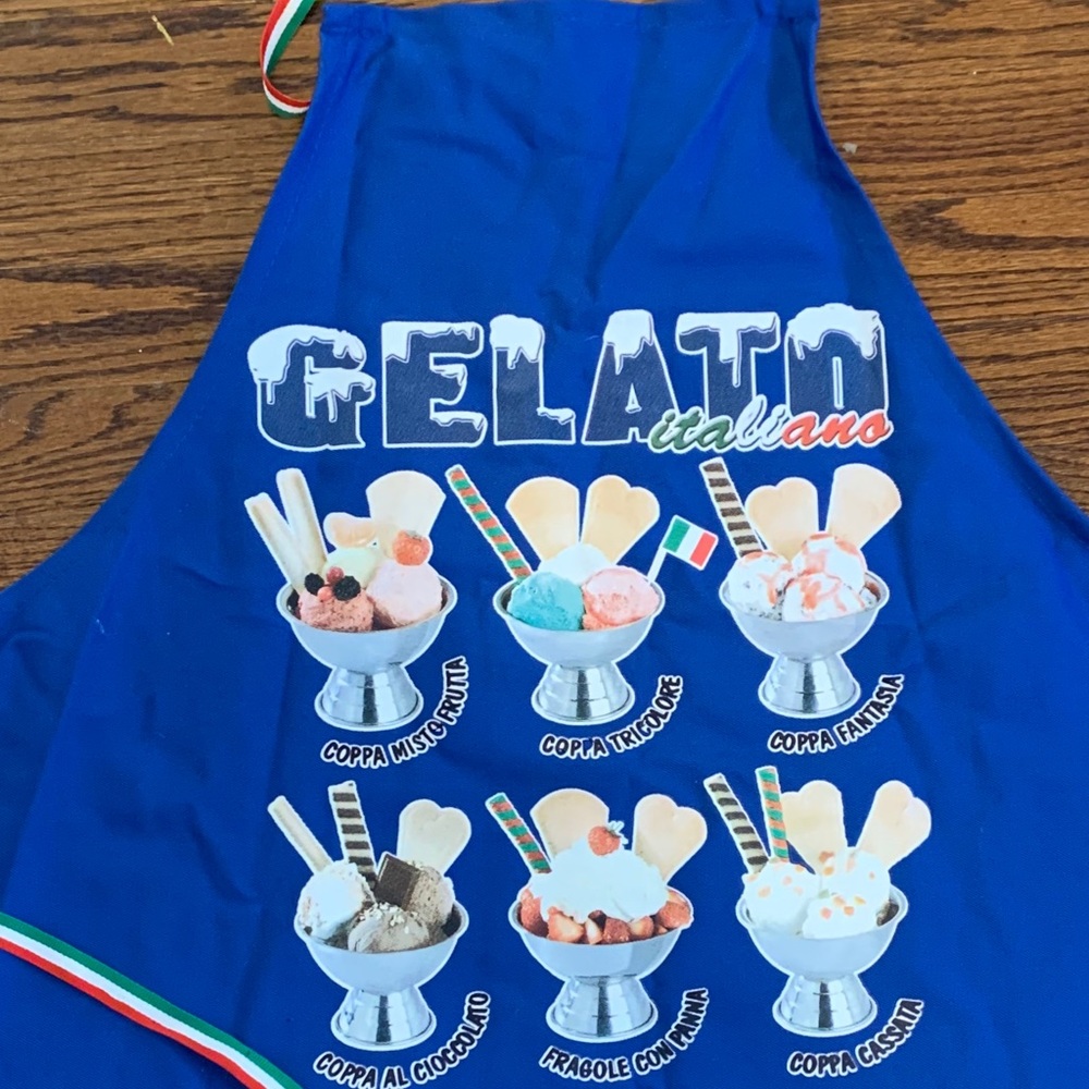 Blue Gelato Apron